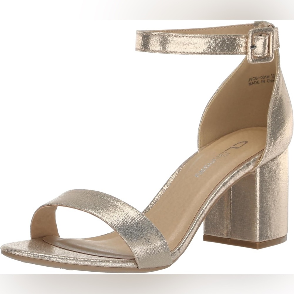 CL by Laundry Women's Gold Heeled Sandals
